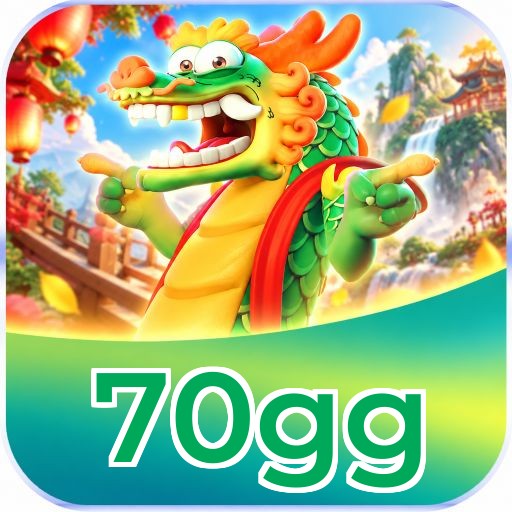 Interface da plataforma 70gg mostrando slots populares e bônus de boas-vindas